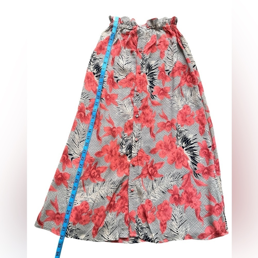 For Love and Lemons Mai Tai coral /tan Skirt Size XS - Picture 7 of 9